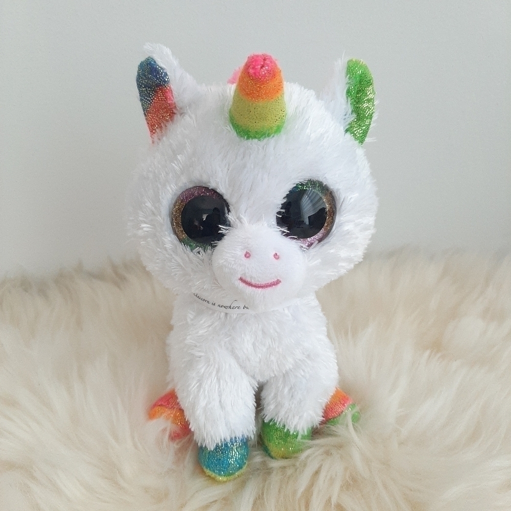 Ty Beanie Boos Pixy the Unicorn 6"
